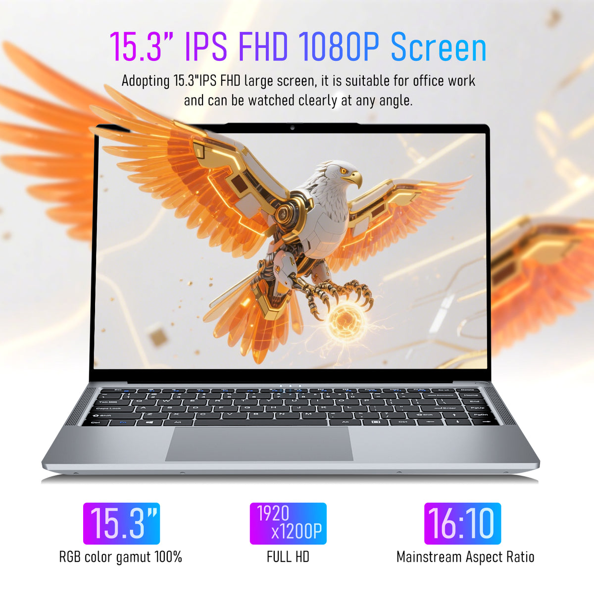 LAITNIN Laptop i5 Up to 3.6GHz, with 24GB RAM 512GB SSD, WIFI 5, BT5.0, FHD 1920x1200, 180 Degree Angle, HDMI, Lap top for Student Business Work
