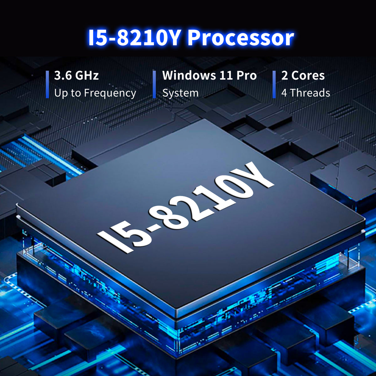 LAITNIN Windows 11 Pro Laptop 15.6” FHD IPS Laptop | Intel Core i5-8210Y | 16GB LPDDR3 RAM + 512GB SSD | WiFi 6, Bluetooth 4.2,Ultrabook for Business/Students/C