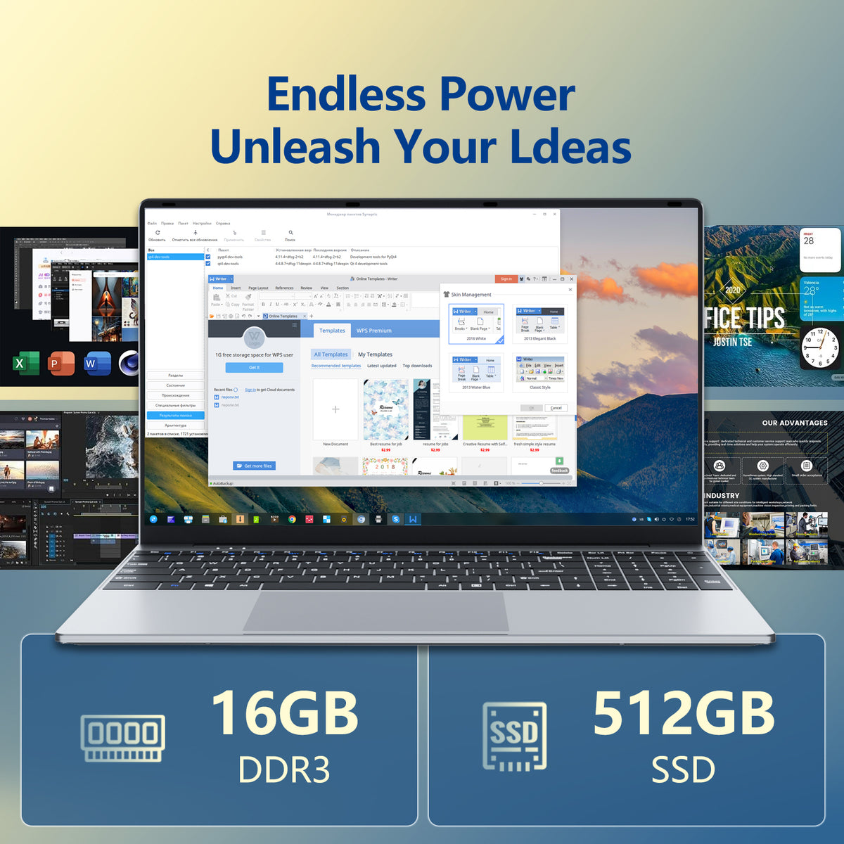 LAITNIN 15.6" FHD Laptop Computer, Intel Core i5 Processor (Up to 3.2GHz), 16GB RAM 512GB SSD, Windows 11, WiFi 5, Backlit Keyboard, IPS Eye Protection Display, 1.6kg Lightweight for Business & Study